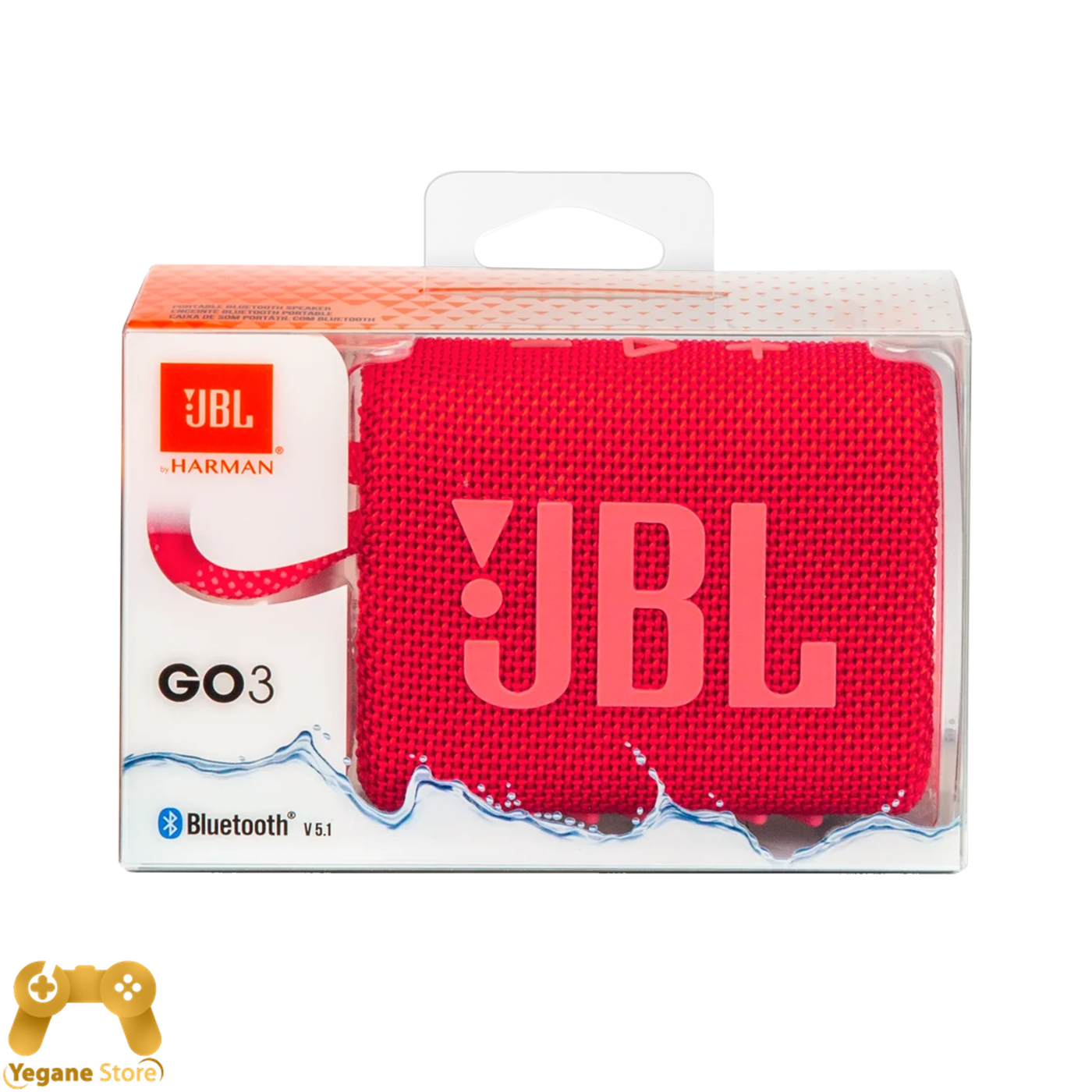قیمت و خرید اسپیکر بلوتوثی قابل حمل جی بی ال مدل GO 3 - رنگی قرمز