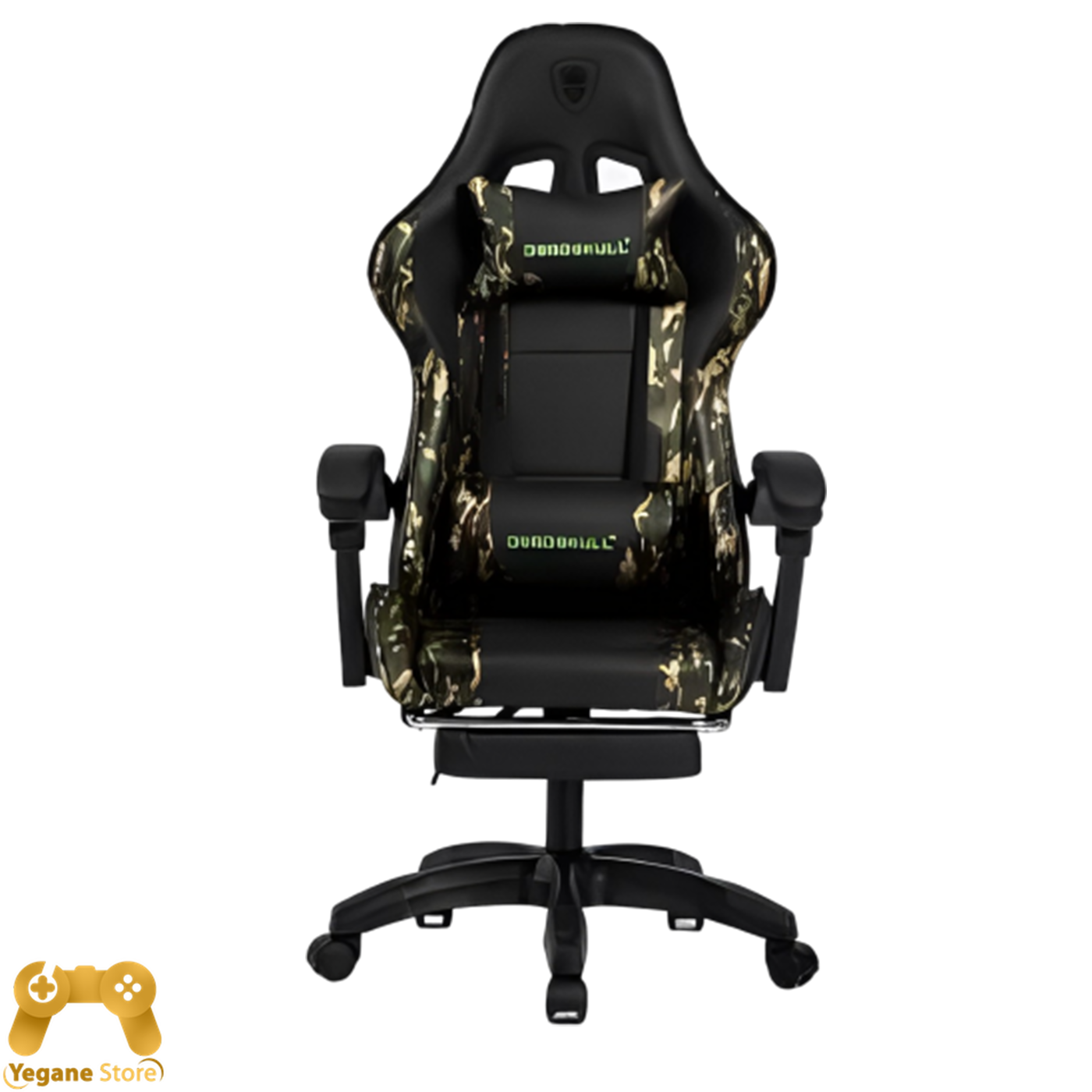 خرید صندلی گیمینگ Deadskull Gaming Chair ارتشی سبز مشکی