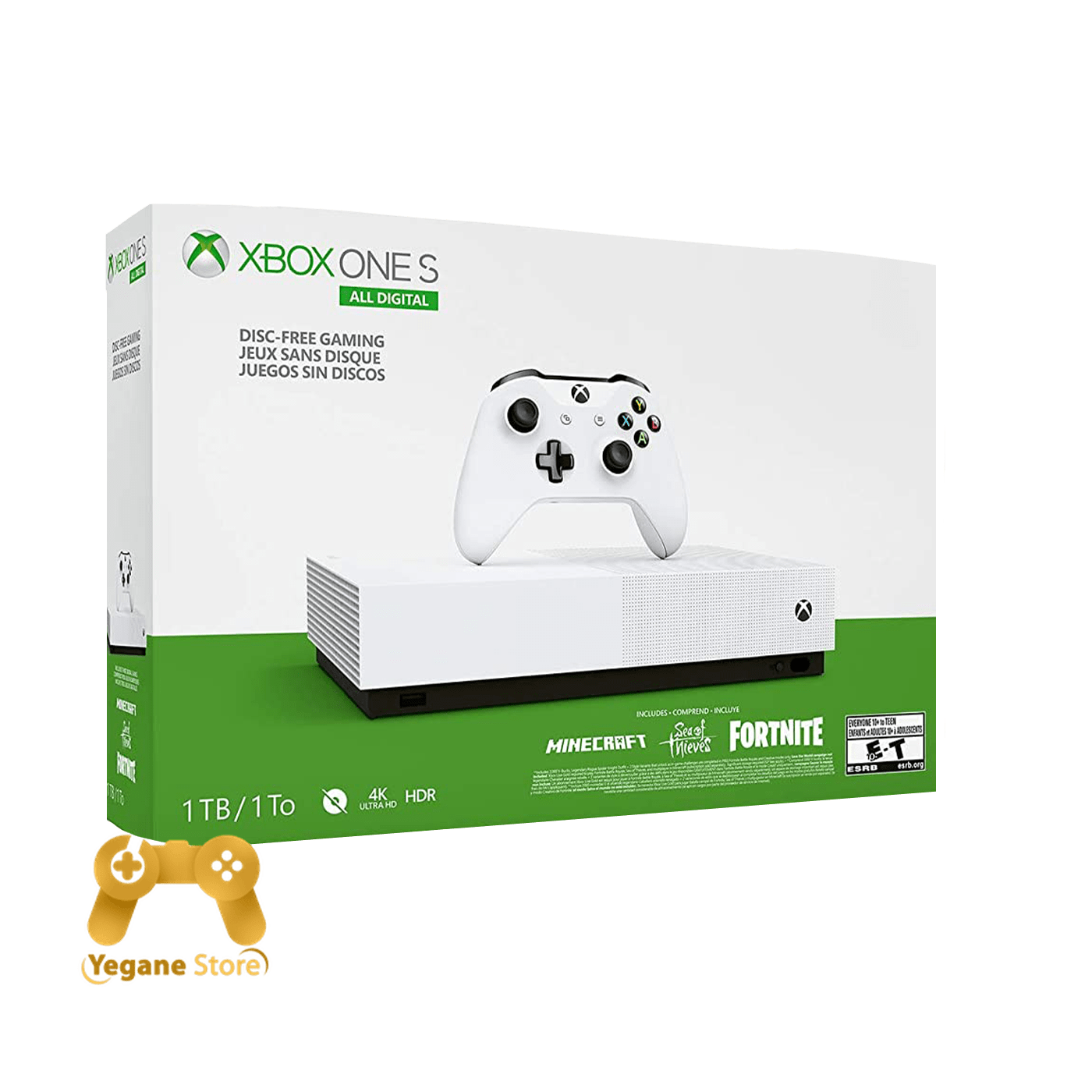 ایکس باکس One S، ظرفیت 1 ترابایت مدل All-Digital