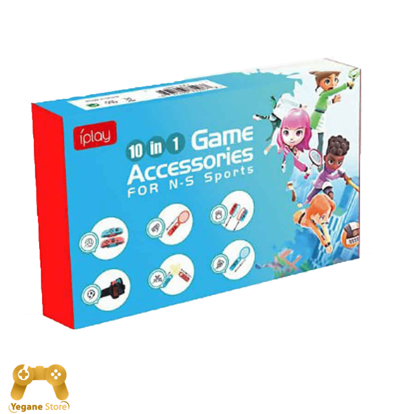 پک 10 کاره لوازم جانبی iplay مخصوص کنسول بازی نینتندو سوییچ