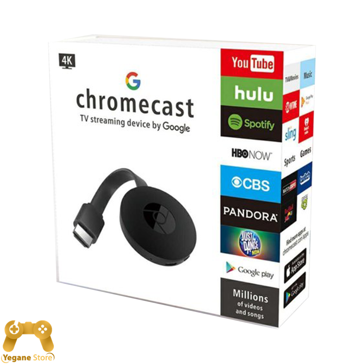 قیمت و خرید دانگل HDMI گوگل مدل Chromecast 4K