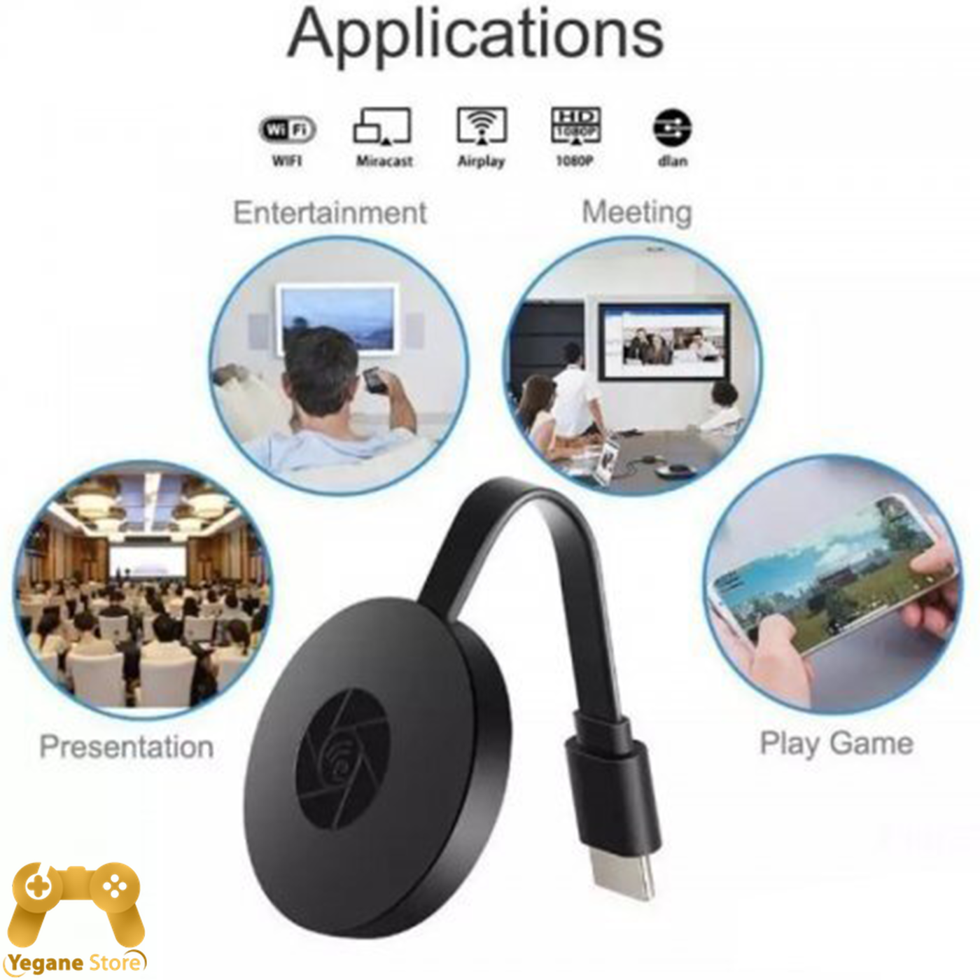 قیمت و خرید دانگل HDMI گوگل مدل Chromecast 4K