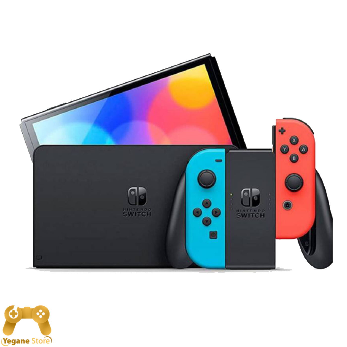 خرید کنسول بازی نینتندو سوییچ OLED کپی خور - آبی و قرمز