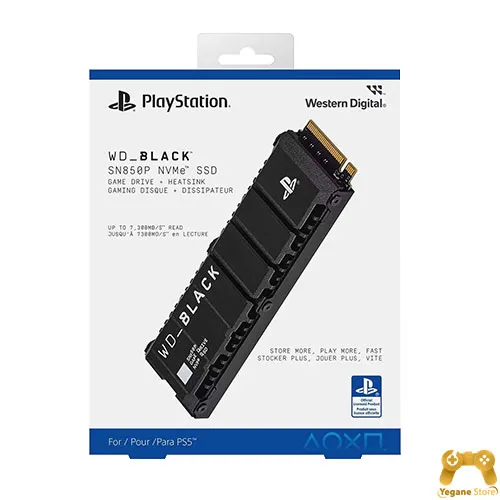 خرید حافظه اس اس دی 4 ترابایت وسترن دیجیتال WD Black SN850P برای پلی استیشن 5