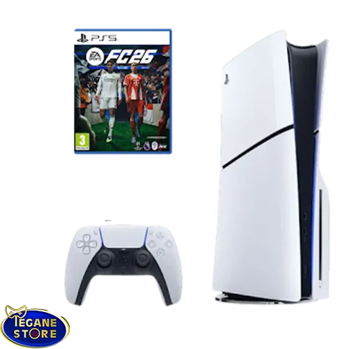 پلی استیشن 5 اسلیم مدل CFI-2116A نسخه استاندارد دیسک‌خور + بازی FIFA 26 اورجینال (سفارش اروپا)
