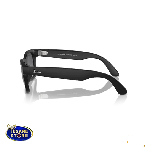 خرید Ray-Ban Meta Wayfarer مات مشکی و عدسی‌های پلاریزه شده خاکستری