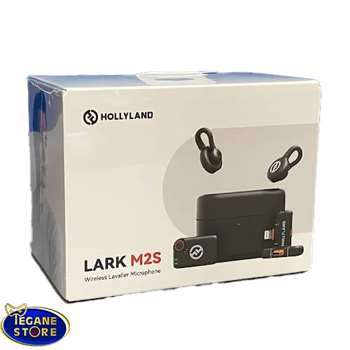خرید و قیمت میکروفون بی‌سیم یقه‌ای هالی‌لند Hollyland Lark M2S Combo – مناسب تولید محتوا، دوربین و موبایل